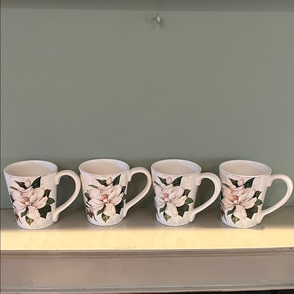 Ceramic Mug Set - “Magnolia”